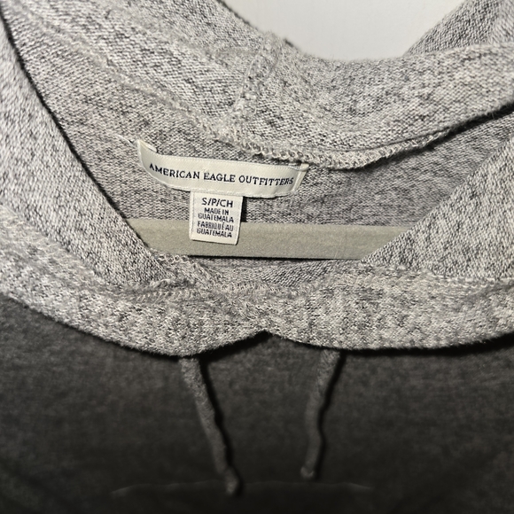 American Eagle Outfitters Heather Gray Cowl Neck Sweater - Picture 3 of 3